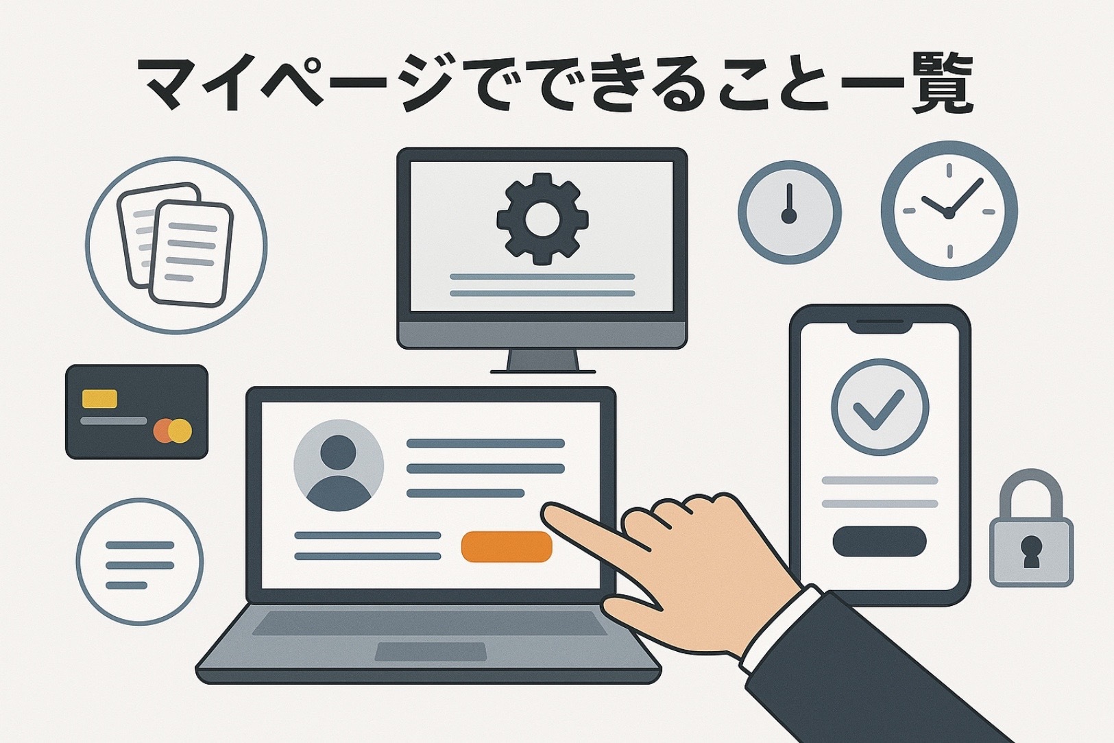 マイページでできること一覧